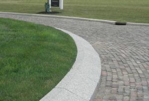 Granite curb – water jet cut, Ohio