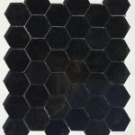 Black Absolute Polished Hexagon Mosaic