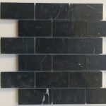 Black Marquina 2×4 Polished Mosaic