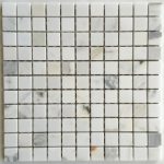 Calacatta Gold Polished 1×1 Mosaic