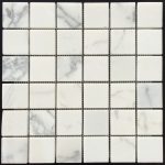 Calacatta Gold Polished 2×2 Mosaic