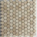 Crema Marfil Polished Hexagon Mosaic