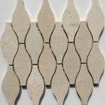 Crema Marfil Polished Vase Mosaic