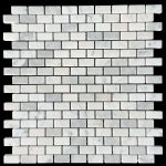 Carrara White Mini Brick Mosaic