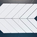 Thassos White 1.5×6 Chevron Polished